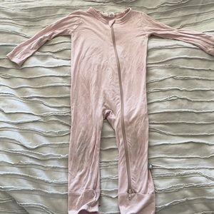Kyte pale pink zippered one piece